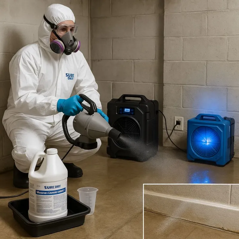 Sanitization and Odor Removal process in Williamsville, IL