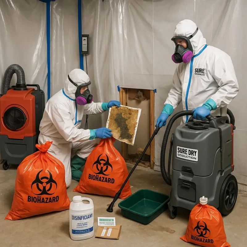 Contaminated Water Handling Protocols process in Williamsville, IL