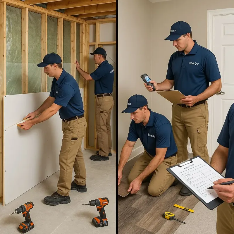 Repairs and Reconstruction process in Williamsville, IL